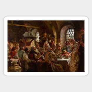 A Boyar Wedding Feast by Konstantin Makovsky Sticker